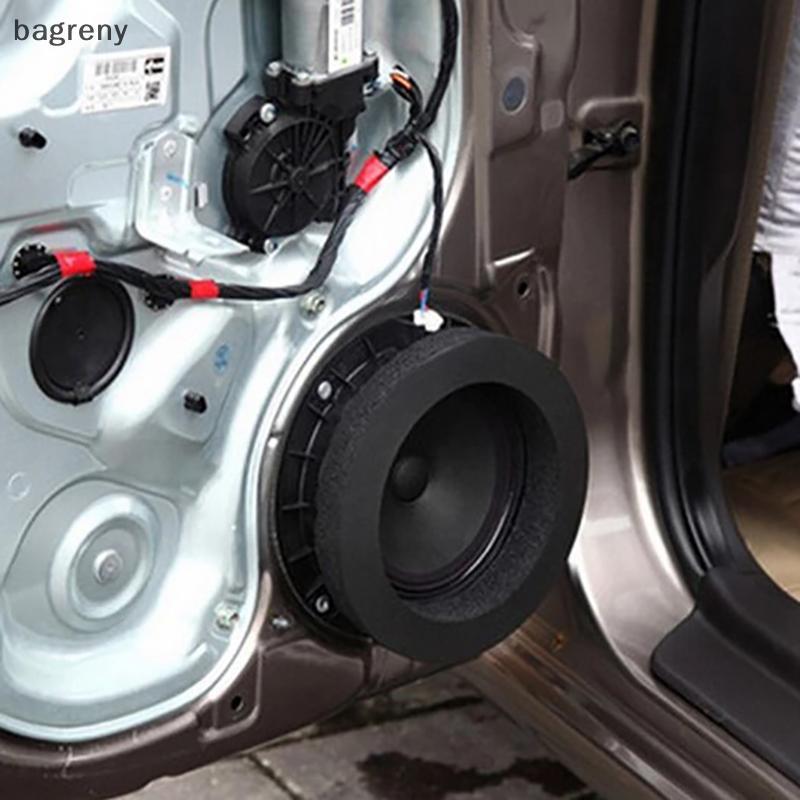 [bagreny] 1Pc Anel De Alto-Falante Universal Para Carro Almofada De Esponja À Prova De Som 6.5 Polegadas Isolamento BR