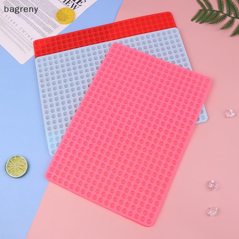 [bagreny] 1Pc Mini Molde Redondo De Silicone Gotas De Chocolate Diy Semi Esfera Goma Doces Geléia Pet Trata Ferramenta D
