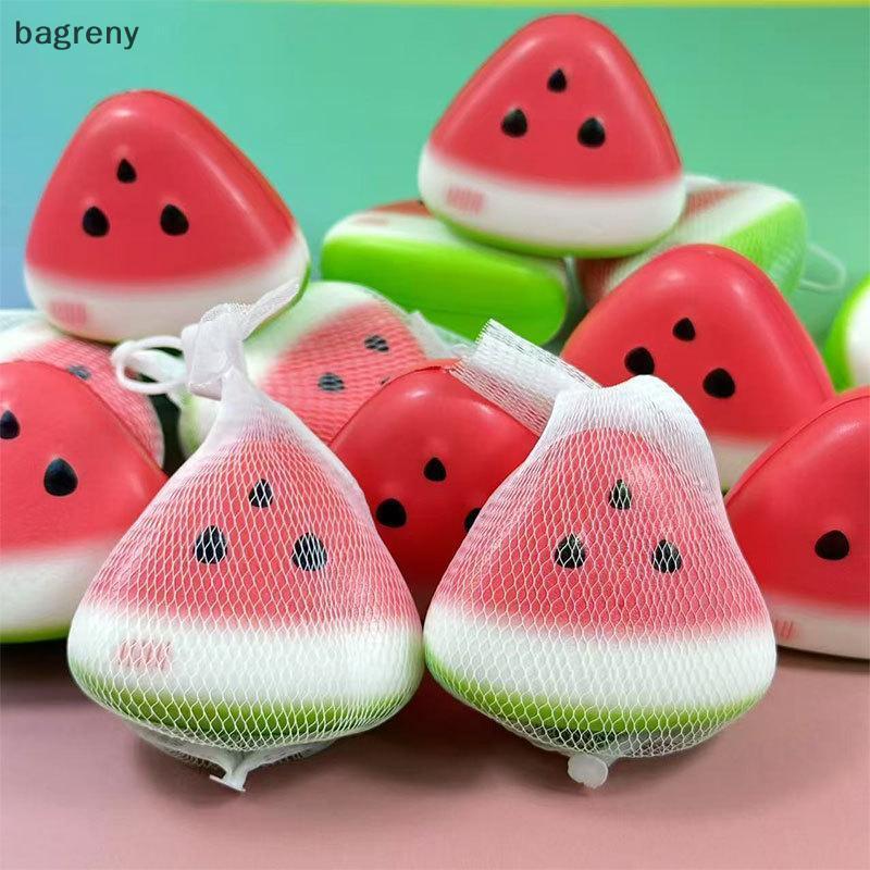 [bagreny] Squishy Watermelon Fidget Toy Durável Lento Rising Stress Reliever Squeeze 1PC Para Trabalhadores De Escritóri