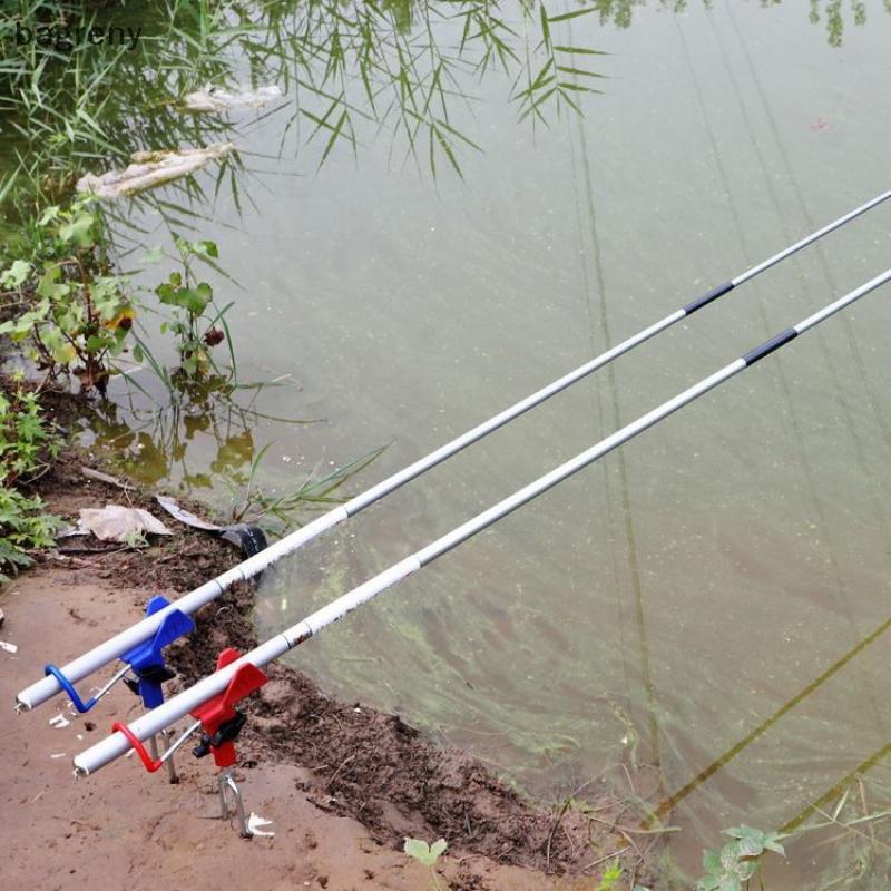 [bagreny] 1Pc Suporte Para Vara De Pesca Em Liga De Alumínio Ajustável De 360 Graus Dobrável Peixe De Solo BR