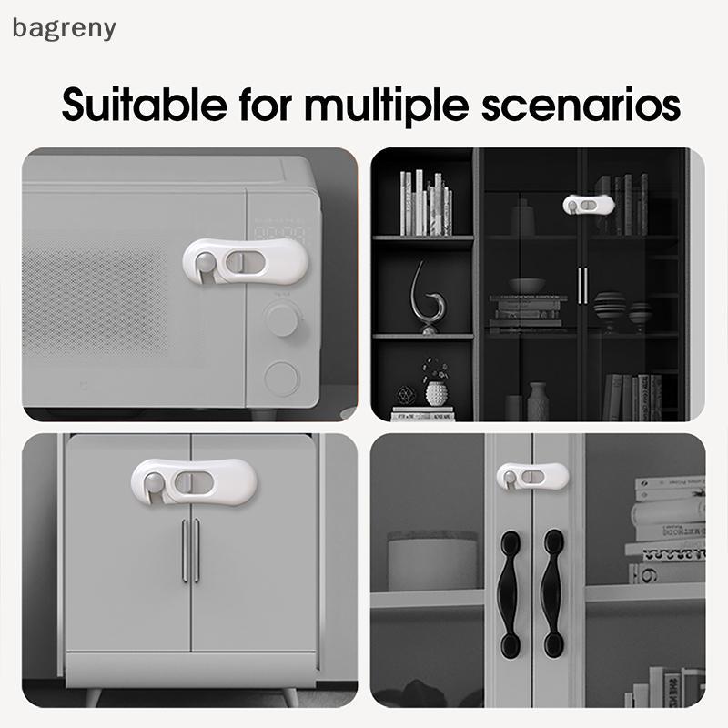 [bagreny] 1Pc Casa Geladeira Lo Freezer Porta Captura Criança Crianças Armário Segurança Para Do Bebê BR