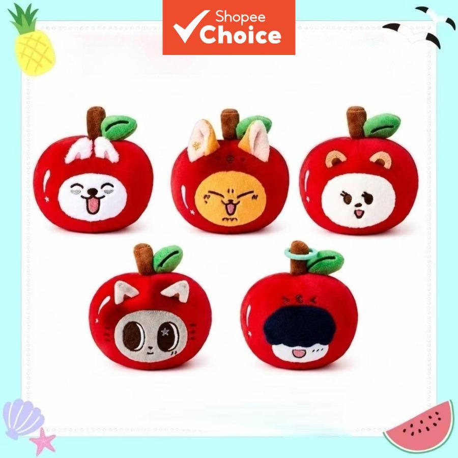 TXT Cartoon Plush Doll Colecionável Apple Bag Charme Kawaii Fan Acessório Presente