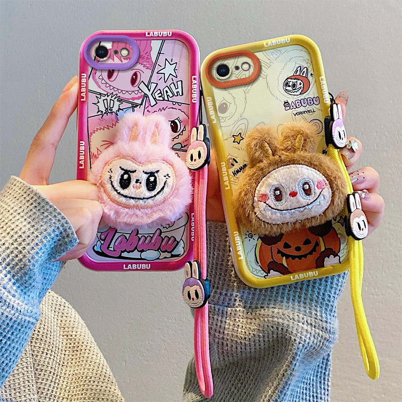 Capa 3D De Boneca De Pelúcia Para Apple iPhone 6,6s Plus , 7 , 8 SE2-2020 , SE3-2022 , De Telefone Protetora Moderna Req