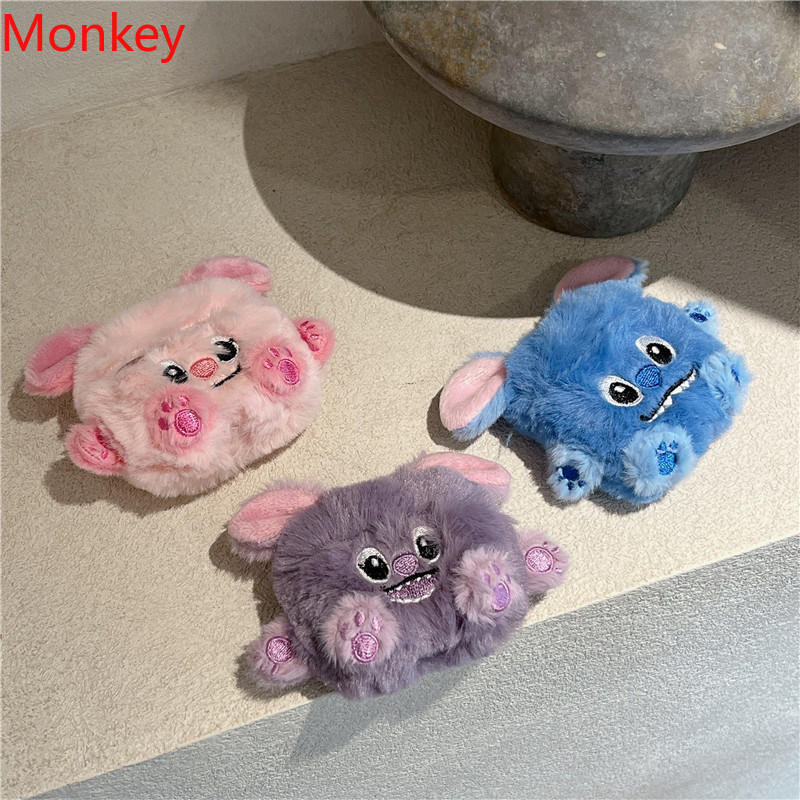 3D Desenhos Animados Boneca AirPods Casos De Fone De Ouvido Para Apple Air Pos 1 3 4 Pro 2 Quente Pelúcia Sem Fio Capa