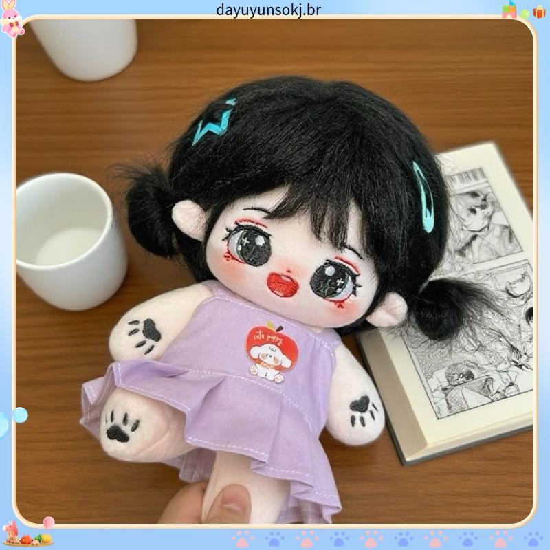 Apple filhote de cachorro conjunto boneca genuína 20 algodão boneca bonito brinquedo de pelúcia vestir presente de anive