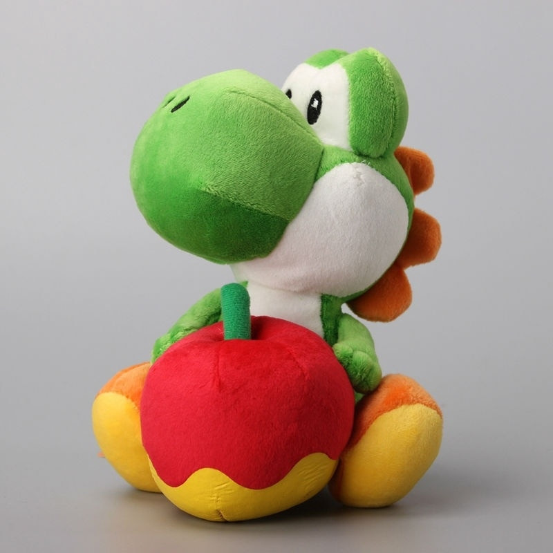 Boneco De Pelúcia Super Mario Bros Yoshi Com Apple 8 