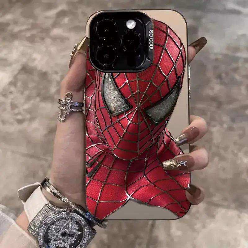 Capinha Spider para iPhone com Proteção de Câmera Capa Transparente Anti-Impacto