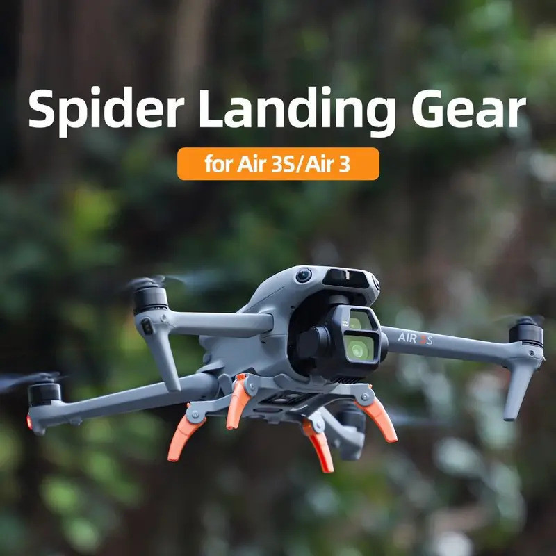 Acessórios para Tripé Elevado Sunnylife Air 3S, Suporte de Proteção de Aterrissagem Dobrável com Integração Spider para