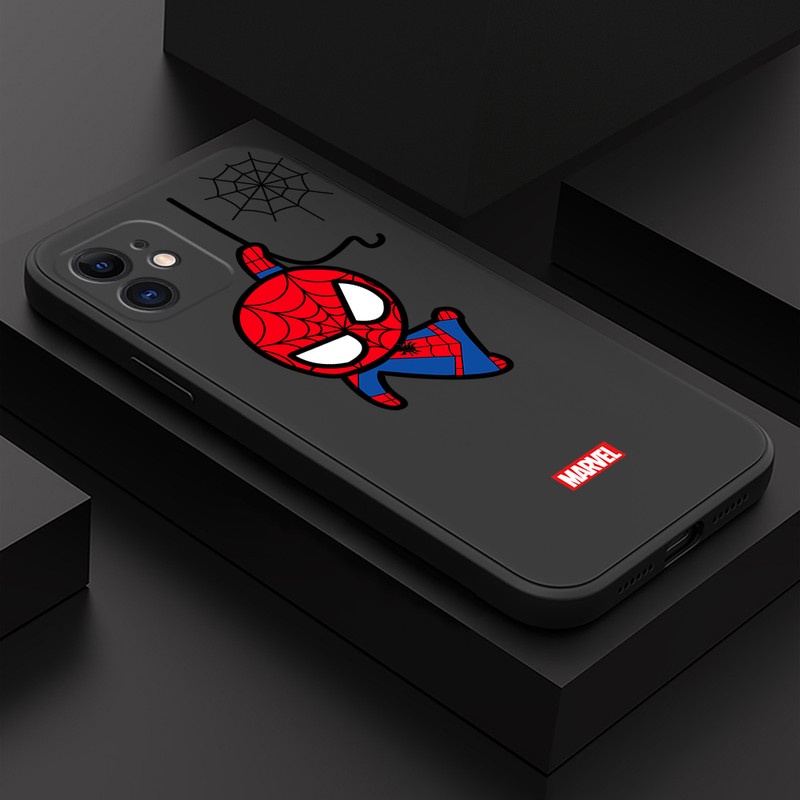 Para infinix Hot 11 11S NFC Hot 11 Play Note 10 Pro 11 Cool Spiderman Padrão Silicone Líquido Flexível Capa De Proteção De Câmera De Lente Completa