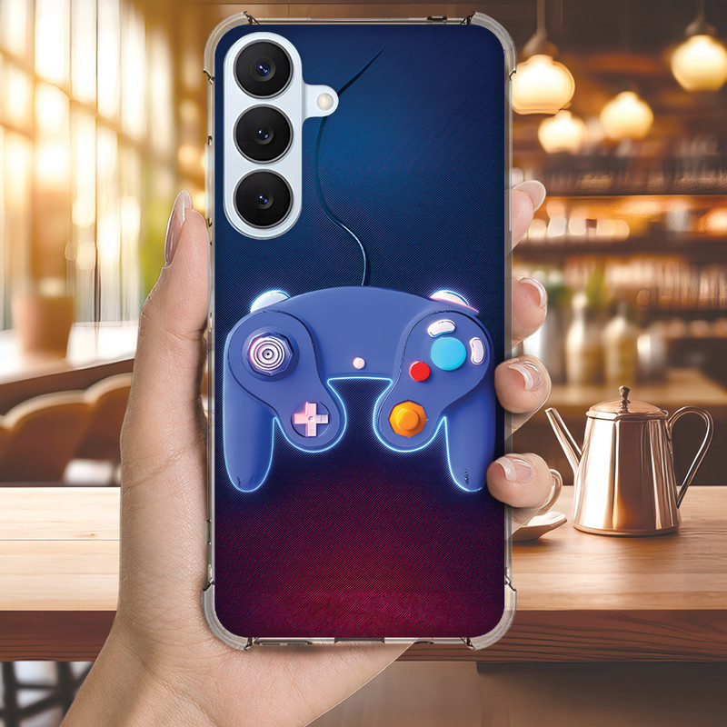 Capa Capinha GALAXY S20 ULTRA FE S10 PLUS S10E S9 S8 A73 A72 Anti-impacto Personalizada gamer GAME CUBE (4134)