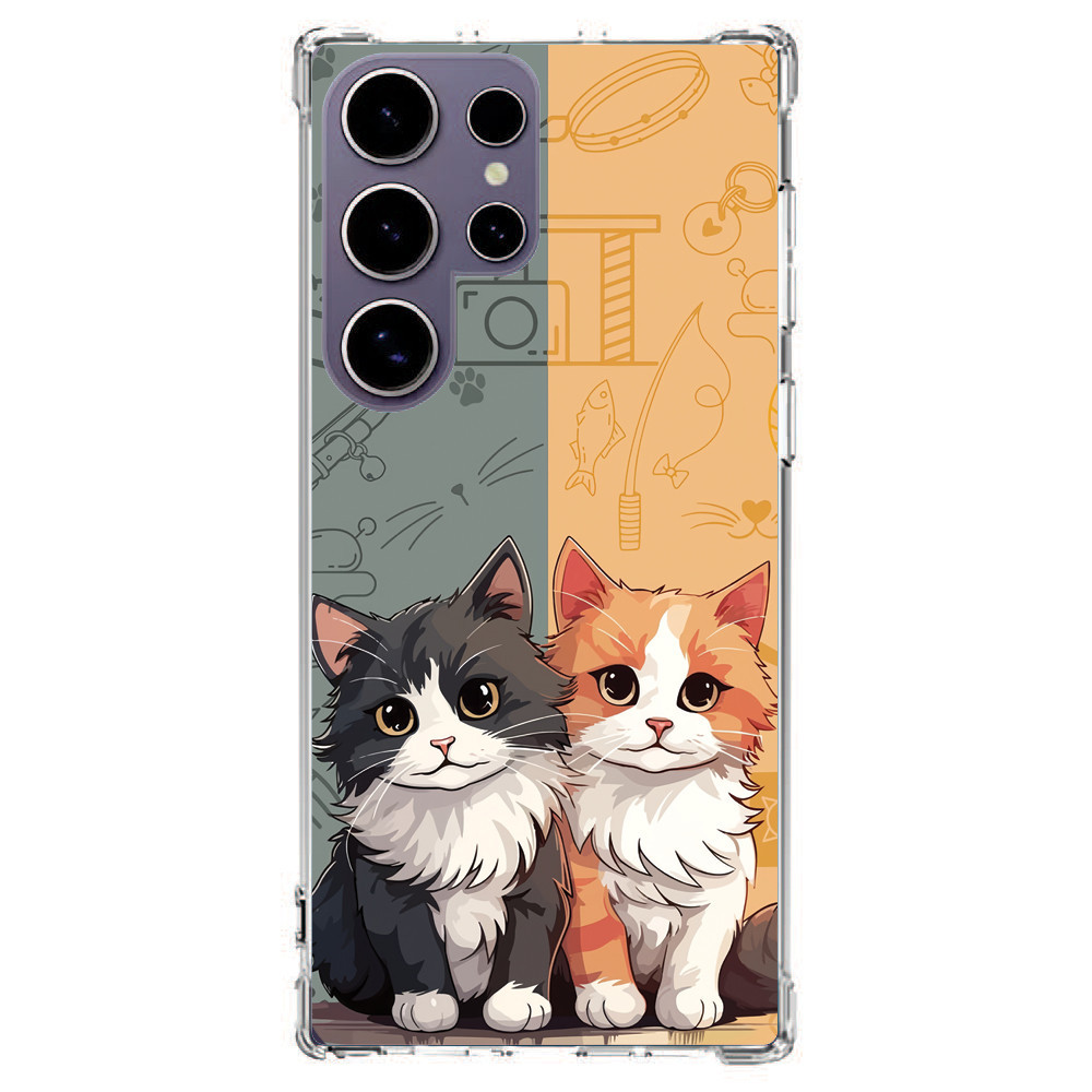 Capa Capinha (3285) GATINHOS para SAMSUNG GALAXY NOTE 20 ULTRA,NOTE 20+,NOTE 20,S23 ULTRA,S23+,S23 FE,S23,S22 ULTRA,S22+,S22,S21 ULTRA,S21+,S21 FE,S21,S20 ULTRA,S20+,S20 FE,S20,S10+,S10E,S10 LITE,S10,S9+,S9,A73,A72,A71,A70S,A70