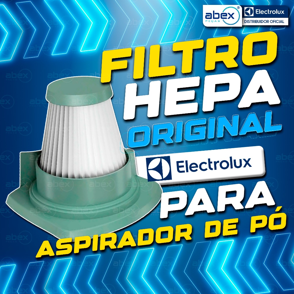 Filtro Hepa Aspirador Vertical PowerSpeed STK12 STK13 STK14 STK15 Electrolux Verde Com NF Original