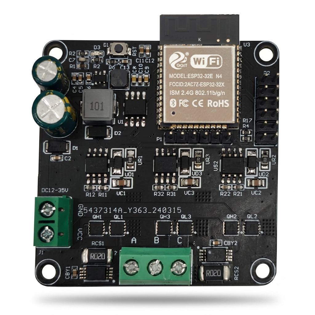 Placa Desenvolvimento Driver Motor Brushless CC 20A ESP32