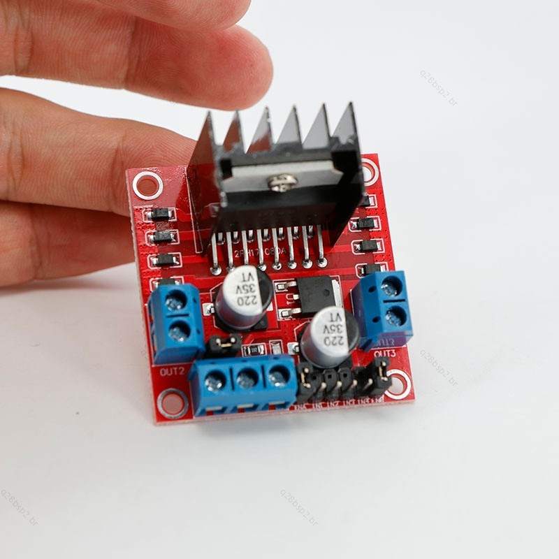Eletrônica L298N Stepper DC Motor Driver Escudo Placa De Desenvolvimento Expansão Para DIY Carro Robô BR28B2