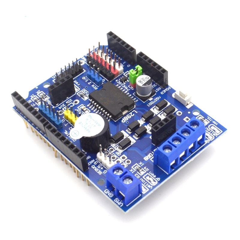 Placa De Blindagem De motor De interface Bluetooth Com driver Duplo De Alta Potência Adequada Para Arduino L298N Atualiz
