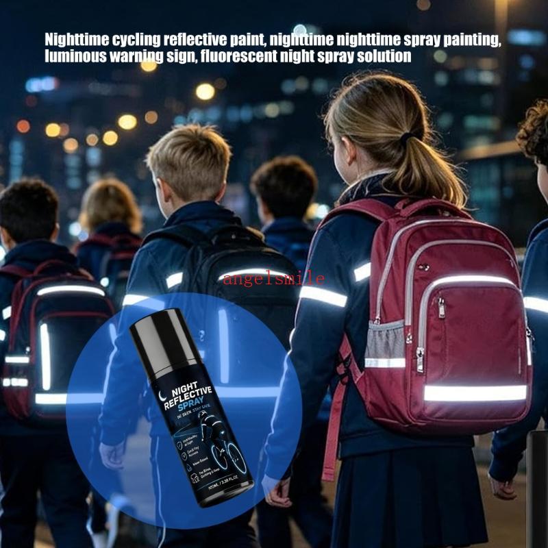 Clear Reflective Coating Sprays 100ml Fluorescente Às Intempéries Para Atividades Corrida Cic