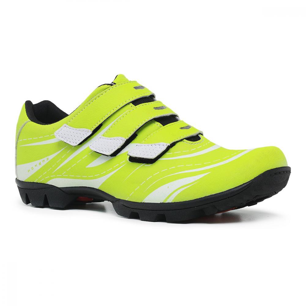 Tenis Sapatilha Ciclismo New Fox Bike Reflective Masculino e Feminino Verde
