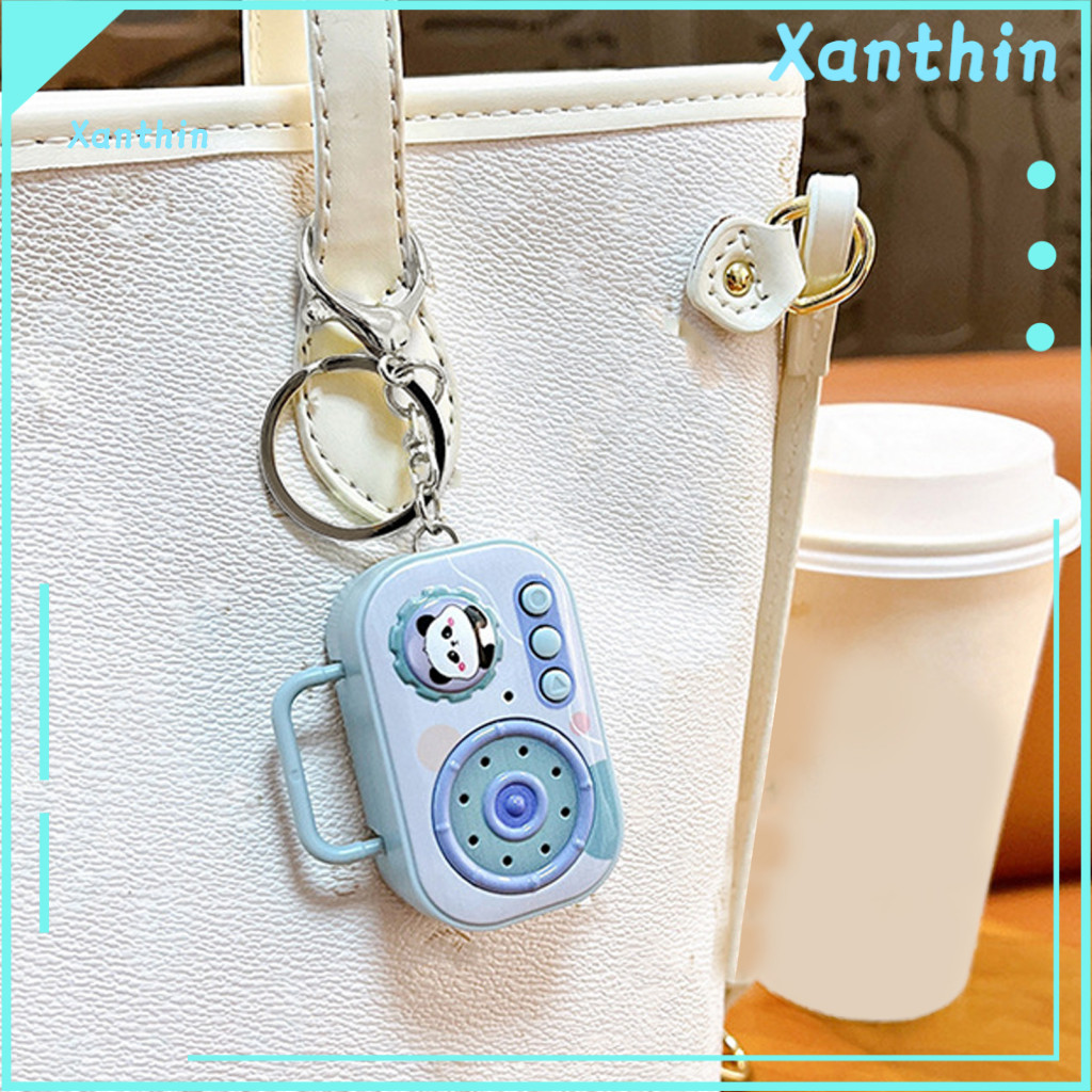 Voice Changer Pendant for Kids Diy Recording Button Recorder Toy with 5 Changing Effects 30s Light Indicator – Fun for