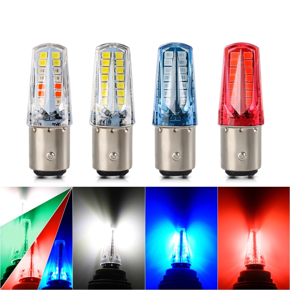 1157 BA15D LED Motorcycle Brake Light - Rear Parking Flashing and Turn Signal Indicator