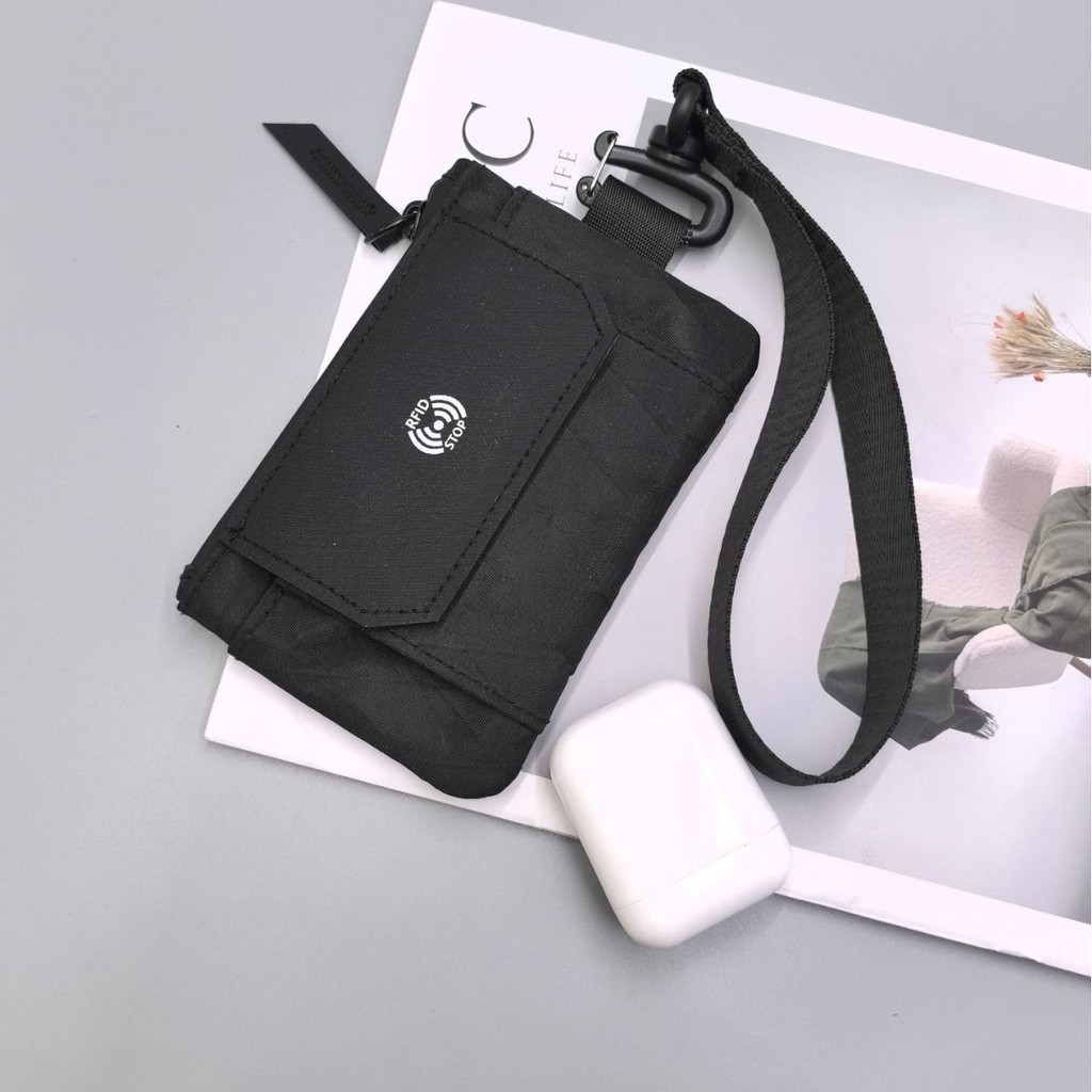 R Rfid Anti-roubo furto titular do cartão moeda bolsa de viagem documento passaporte saco multifuncional caso chave cart
