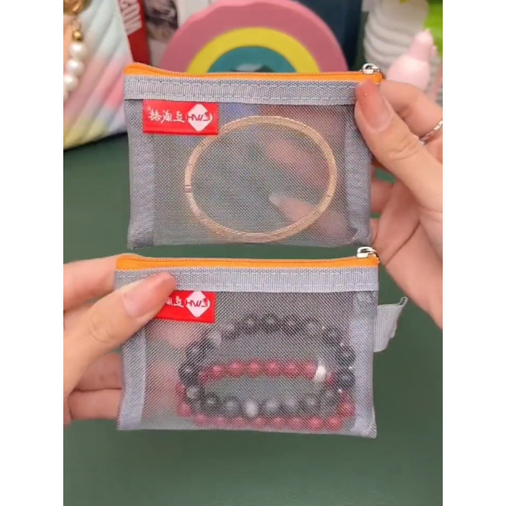 Saco de armazenamento de documentos transparente grade zíper saco de armazenamento de cartão multifuncional saco de cart