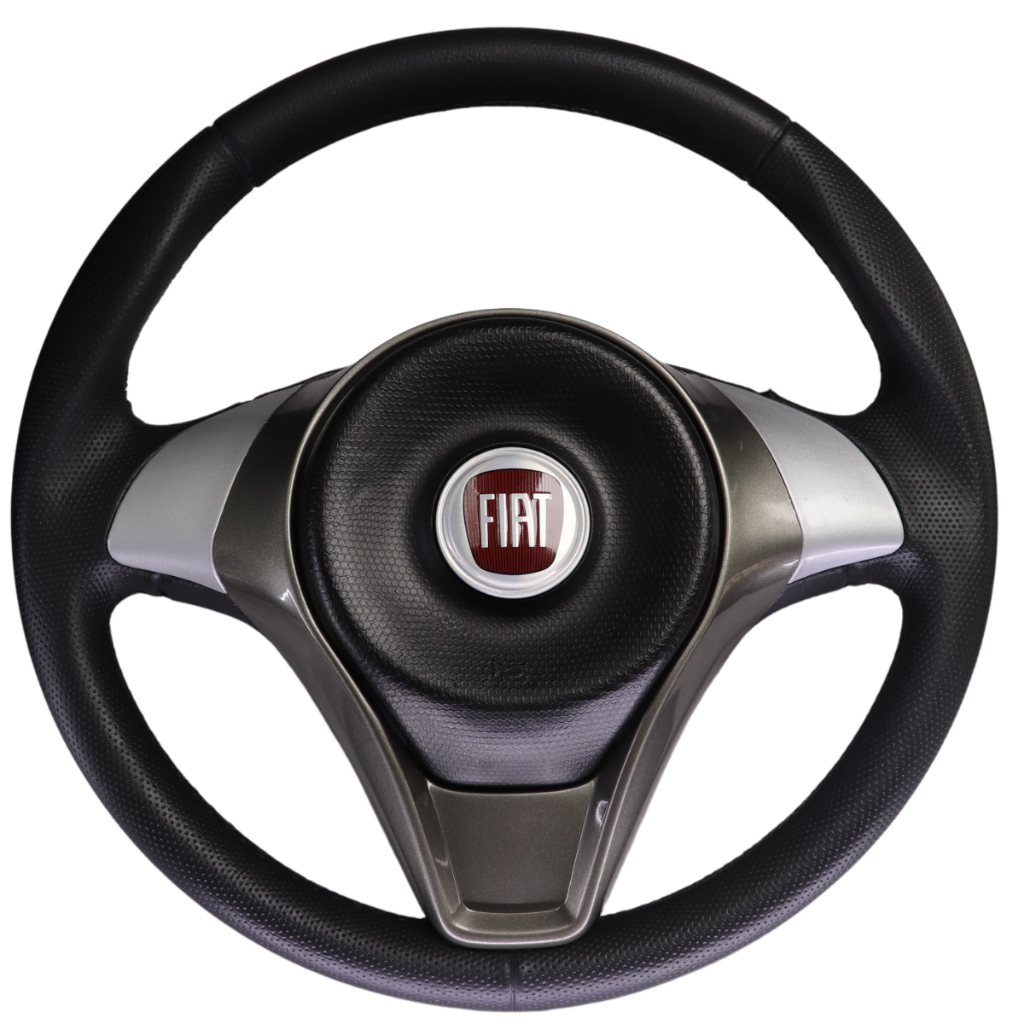 Volante Palio Sport Grafite Emblema Logo Vermelho Uno Elba Premio 84 85 86 87 88 89 90 91 92 93 94
