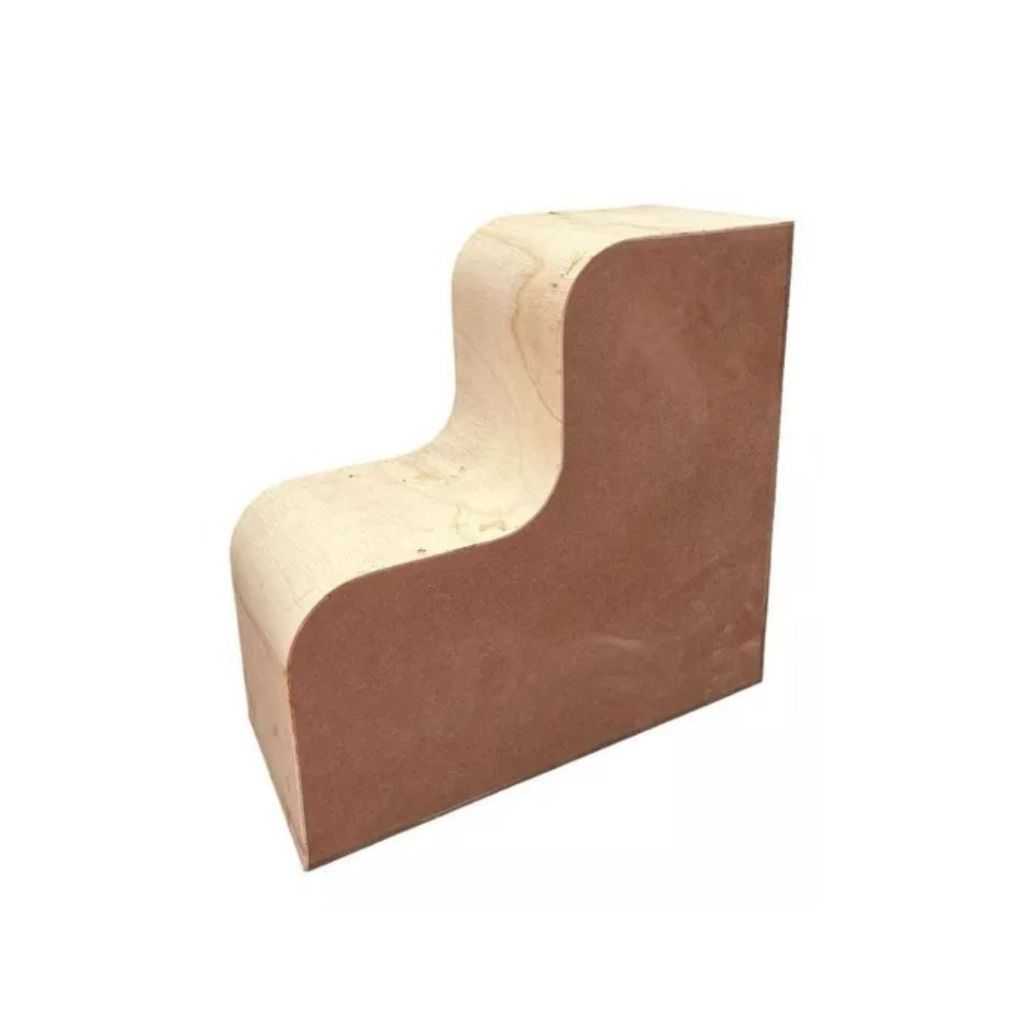Escada Pequena Orgânica 2 em 1 MDF Cru