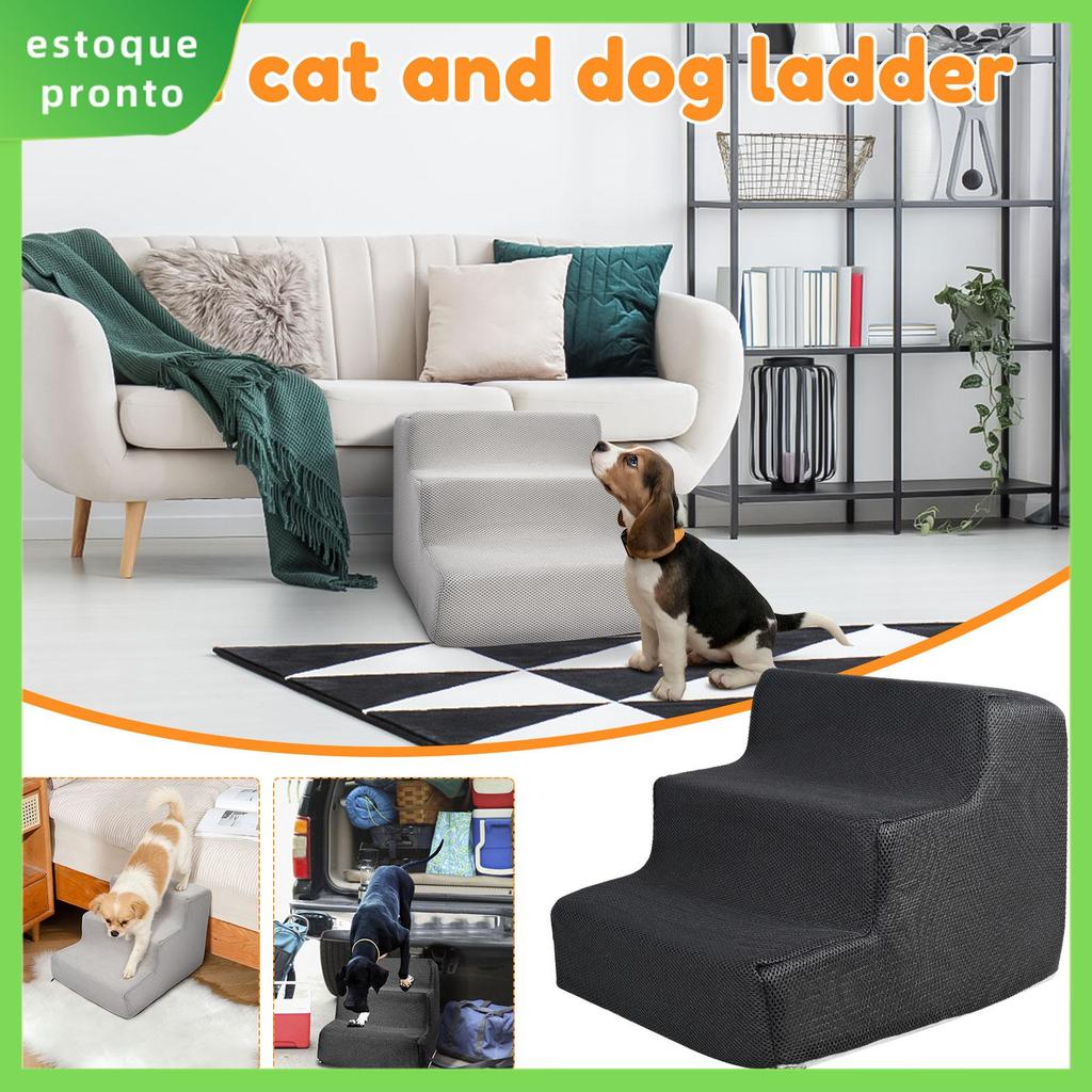 Escadas Para Cães , 3 Degraus , Práticas Animais De Estimação , Laváveis , Com Capa Removível Pequenos , SHOPSKC5682