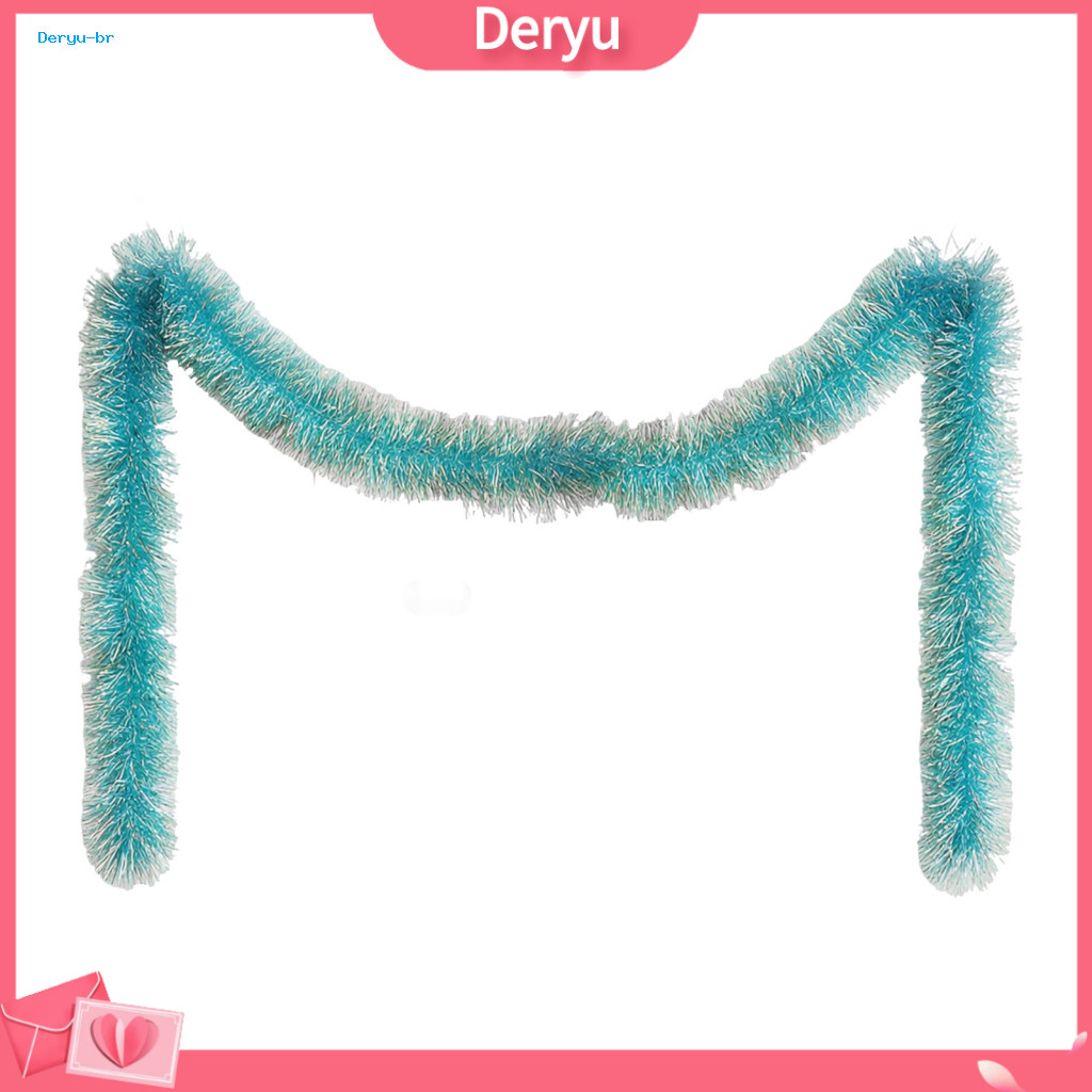 Indoor Festive Wall Ribbon Holiday Decorative Garland 78 Inch Pink Tinsel Christmas Decoration Glitter Twist for Xmas Tr