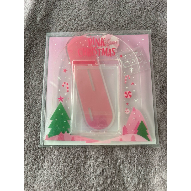 SNSD Girls’ Generation Pink Christmas Acrylic Turning Stand Set