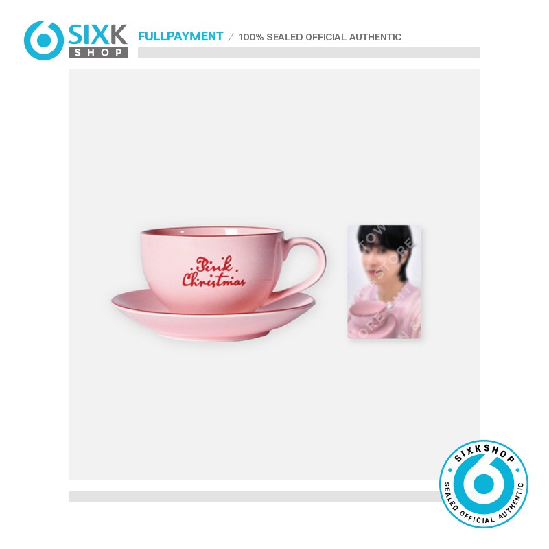 (TVXQ) 2024 PINK CHRISTMAS CUP & SAUCER SET