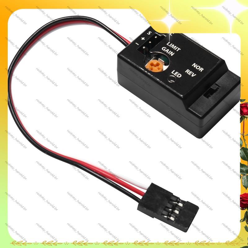 [Entrega Rápida R] Mini Giroscópio Para D12 1/10 RC Car Drift Racing Saída De Direção De Carro Integrado Compacto Design