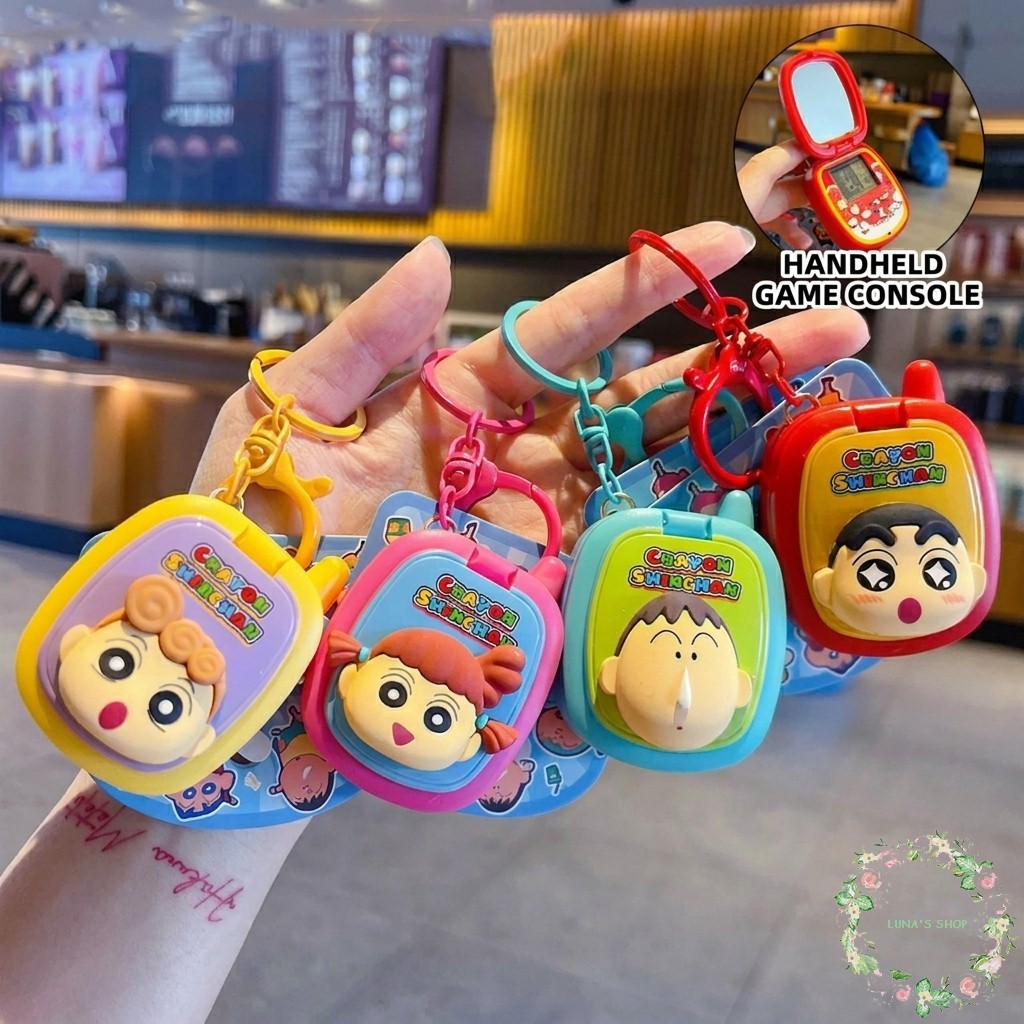 Mini Chaveiro Fofo Para Máquina De Jogo , Design De Telefone De Desenho Animado , Ornamento De Suspensão De Bolsa De Car