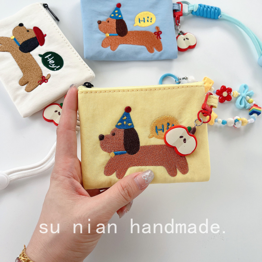 Mini crianças nicho estilo ins Design estilo de alto valor estudante Halter pescoço portátil documento armazenamento car