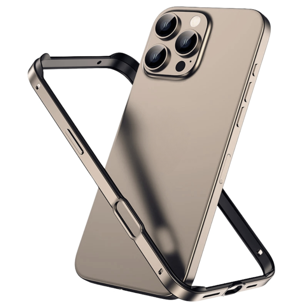 Capa Case Bumper Bamper Borda de Metal Para iPhone 16 Pro