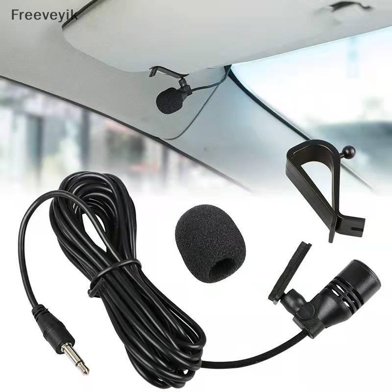 [Fre] Mini Professionals Microfone De Áudio Para Carro 3.5 Mm Ja Plug Mic Mono Externo Com Fio PC Auto Car DVD Radio Nov