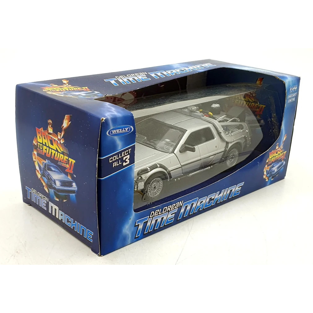 Miniatura Delorean Time Machine - Back To The Future II - 1:24