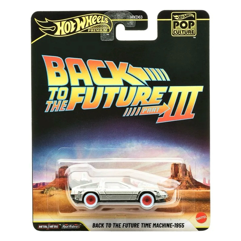 Hot Wheels Premium Pop Culture 2026 - Back To The Future III Time Machine 1955