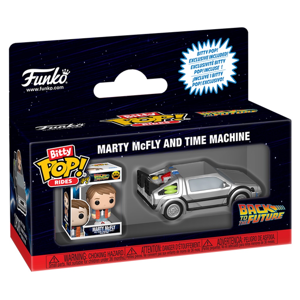 FUNKO BITTY RIDES: BACK TO THE FUTURE - MARTY MCFLY AND TIME MACHINE 85521