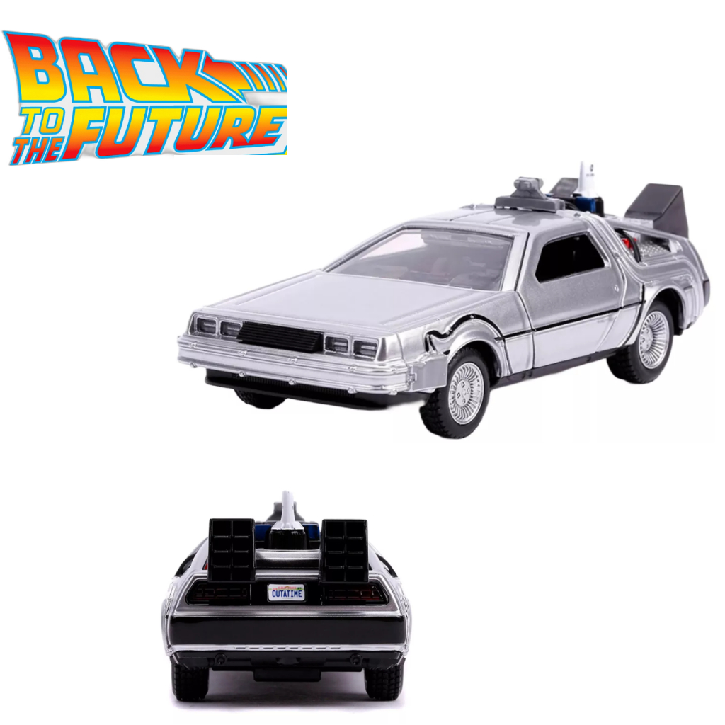 Miniatura  carro Delorean Time Machine Back To The Future - carro de volta para futuro