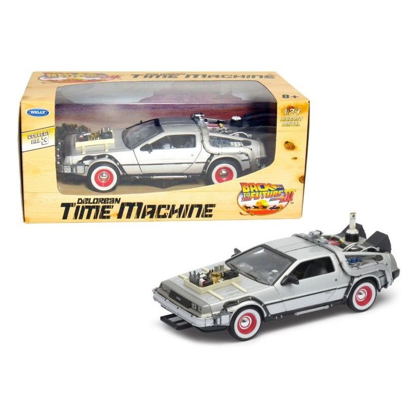 Delorean - Time Machine - Back to the Future III - 1/24 - Welly