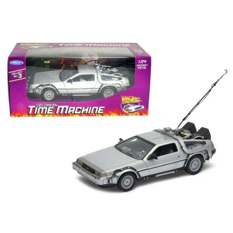 Delorean - Time Machine - Back to the Future I - 1/24 - Welly