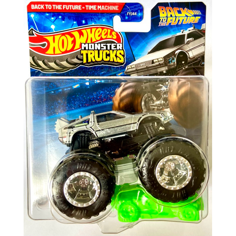 Hot Wheels Monster Trucks Back To The Future Volta Futuro Time Machine 2025