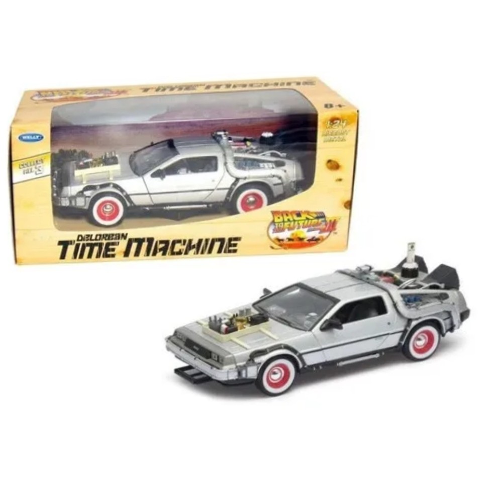 Miniatura Carro Delorean Time Machine -
