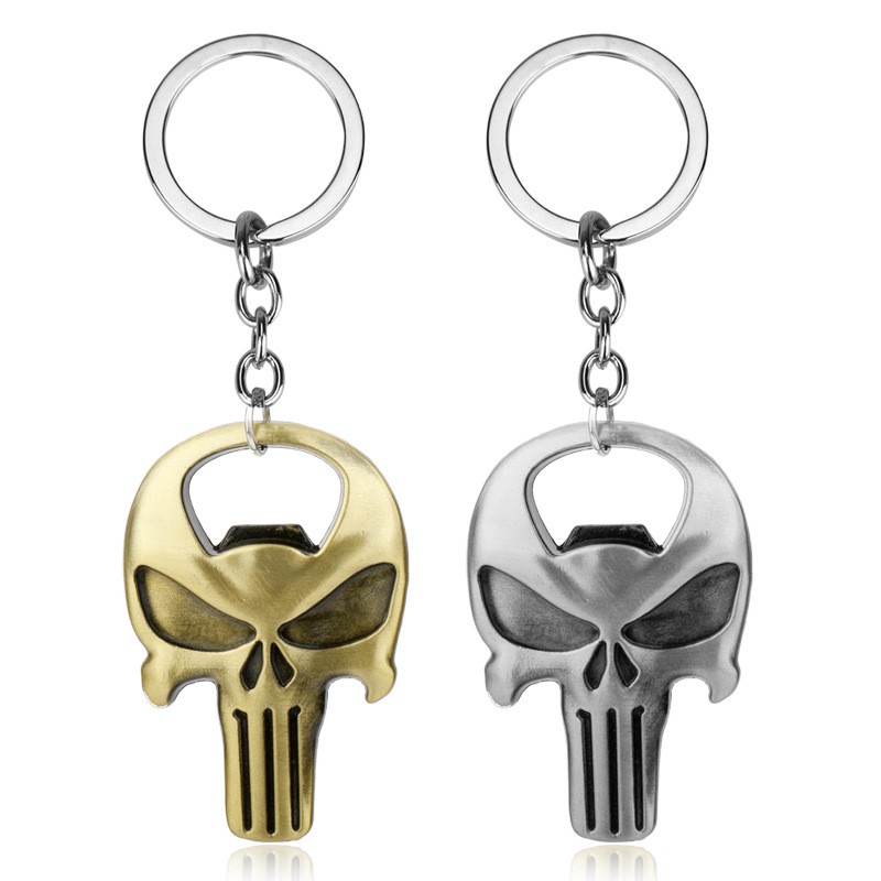 Chaveiro Abridor De Garrafa Máscara Justiceiro Marvel Classic Vil O Punisher