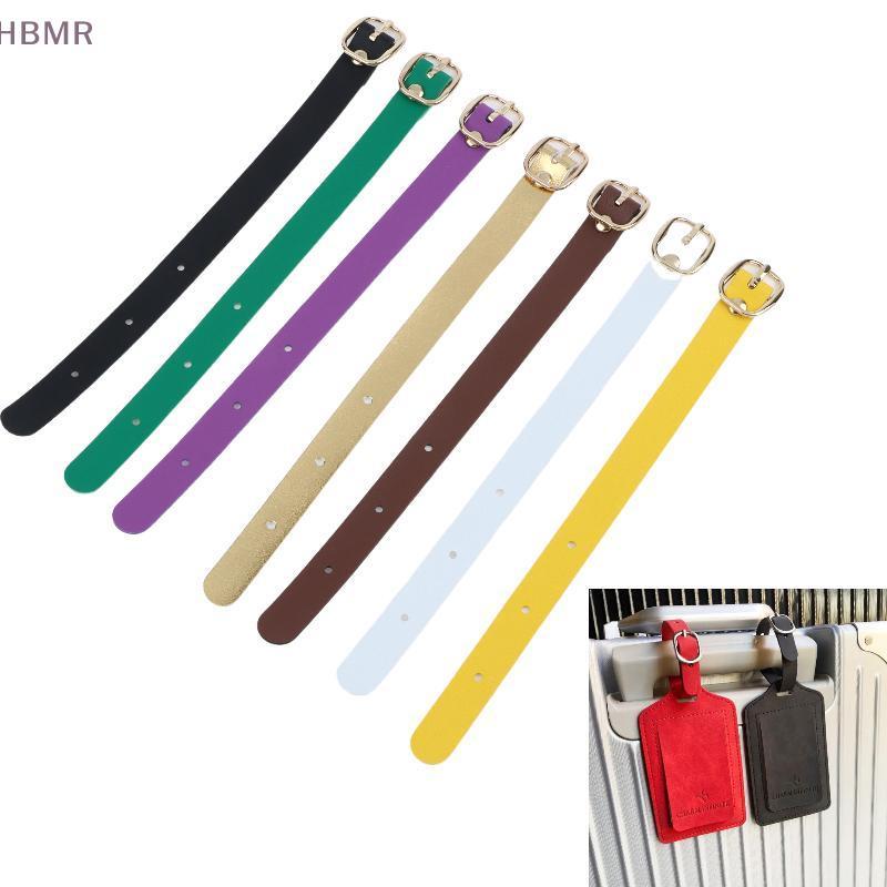 [HBMR] Correias De Etiqueta De Bagagem De PU Multicoloridas Bules De Liga Premium Ótimo Presente Para Viajantes Acessóri