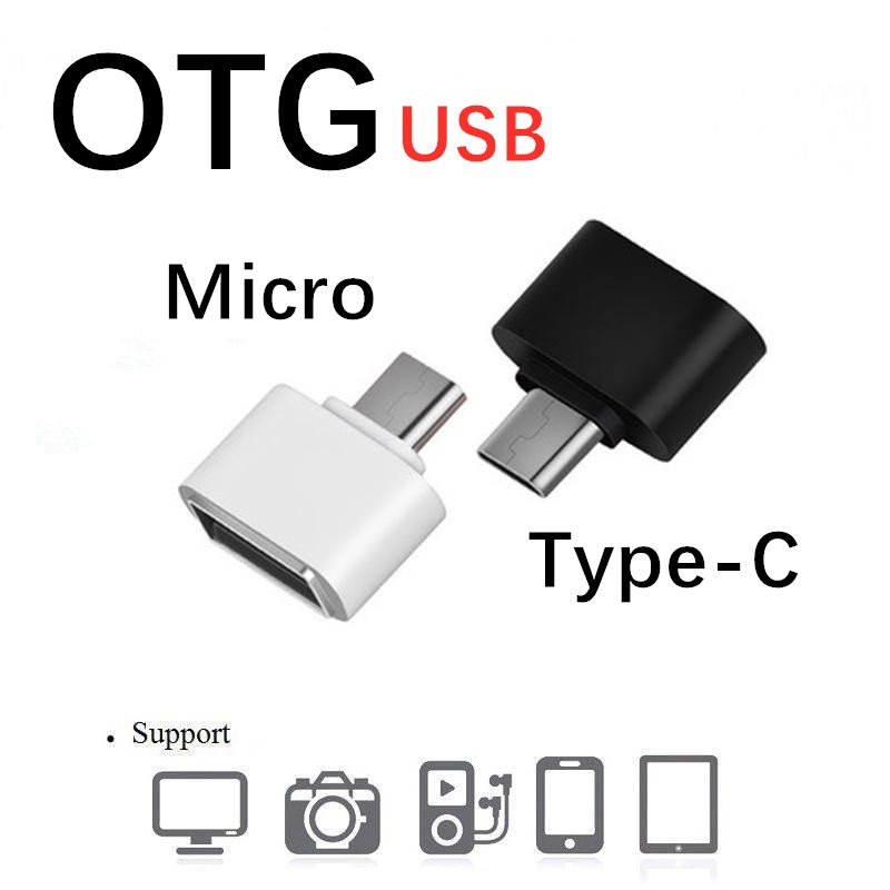 Adaptador Portátil Micro USB2.0 Tipo C USB 3.0 Conversor OTG Telefone Android