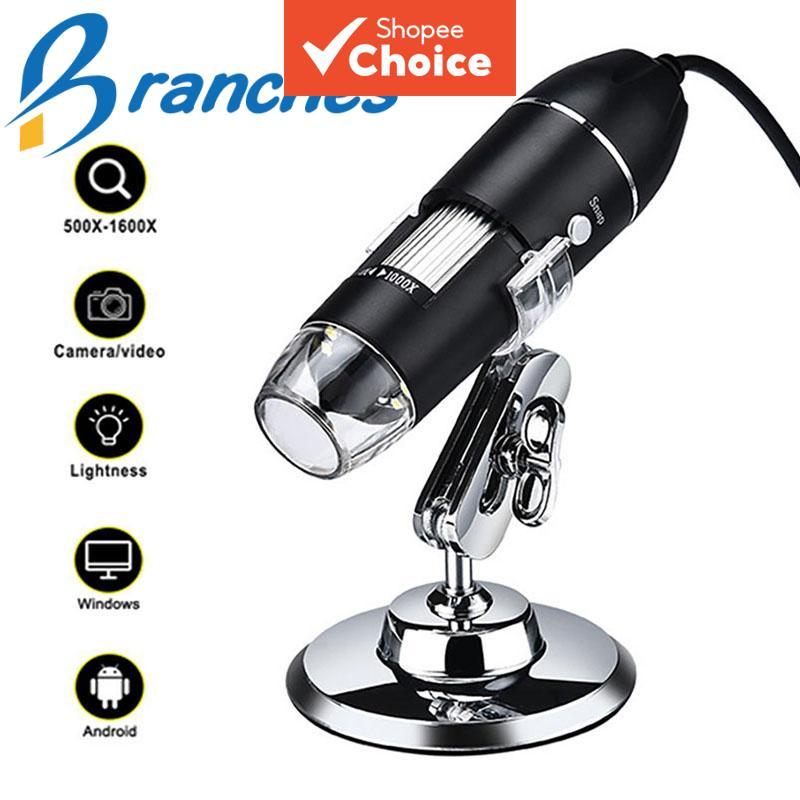 Suporte Para Tripé De Câmera Outros 1600X 8 LED Microscópio Digital USB 3 Em 1 Reparo E Solda De Telefone Com Ajustável