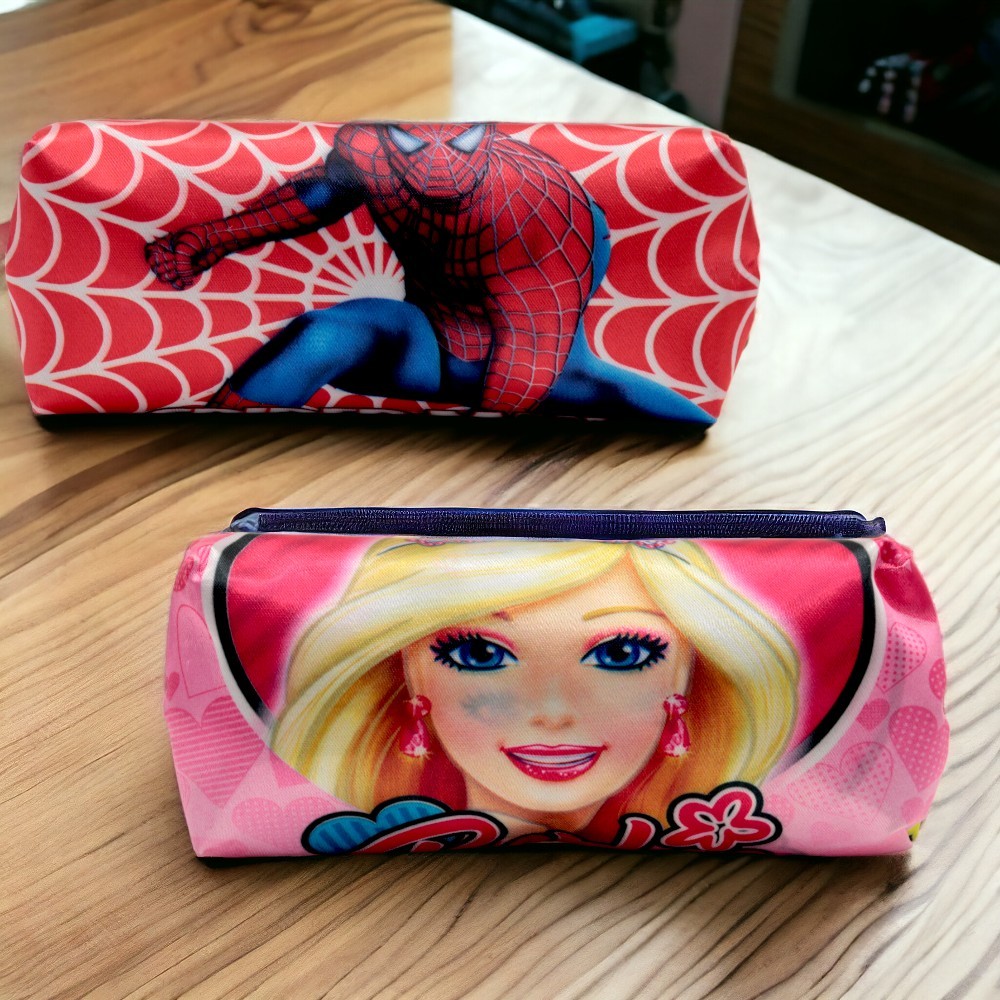 Estojo Escolar Infantil Masculino e Feminino Diversas Estampas e Personagens