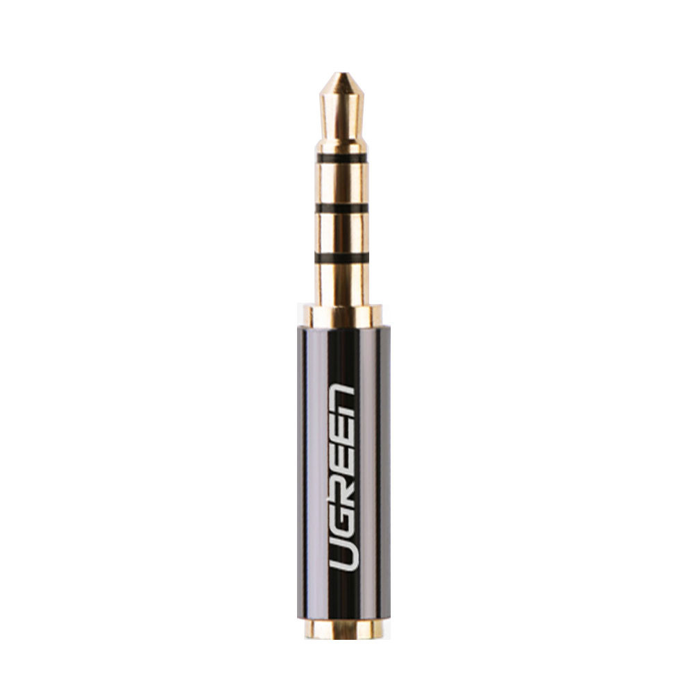 Adaptador Áudio Ugreen 3.5mm Macho p/2.5mm Fêmea Preto